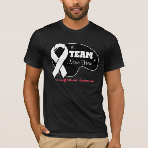 Camiseta Personalizar nome da equipe - Cancer pulmonar