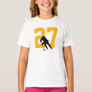 Camiseta Personalizar Nome do Jogador de Hóquei Feminino N