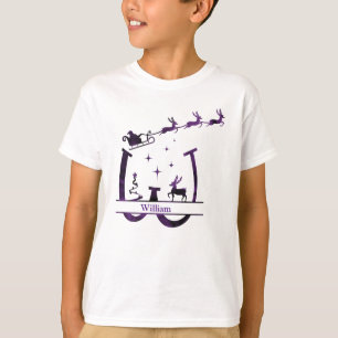 Camiseta Personalizar o Alfabeto Natal Engraçado