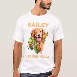 Camiseta Personalizar o nome e a foto do cão