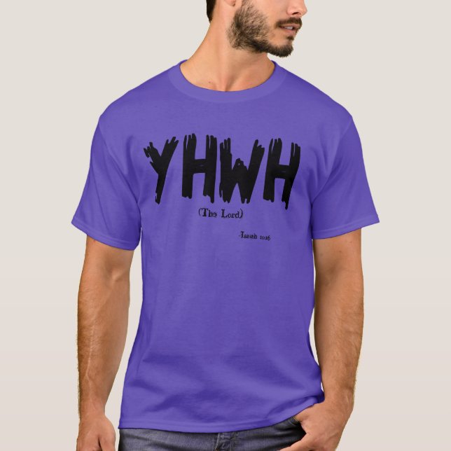 Camiseta Personalizar o YHWH (Frente)