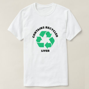 Camiseta Personalizar para qualquer luz de peças do Recicla