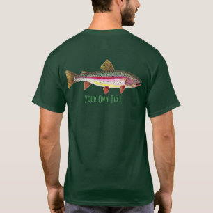 Camiseta Personalizar Pesca de Voo para Arco-Íris