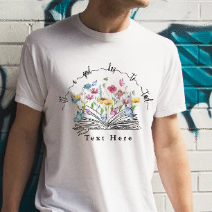 Camiseta Personalizar professor de flor de aquarela
