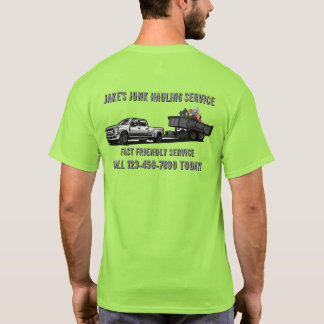 Camiseta Personalizar Serviço de Transporte de Entulho Marc