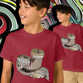 Camiseta Personalizar T-Shirt de Transformação de Cobra
