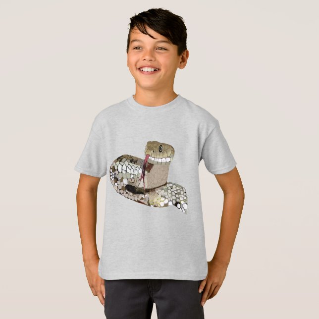 Camiseta Personalizar T-Shirt de Transformação de Cobra (Frente Completa)