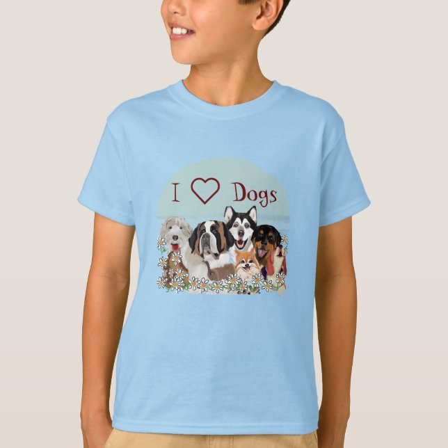 Camiseta Personalizar T-Shirt do Clube de Cachorro de Texto (Frente)