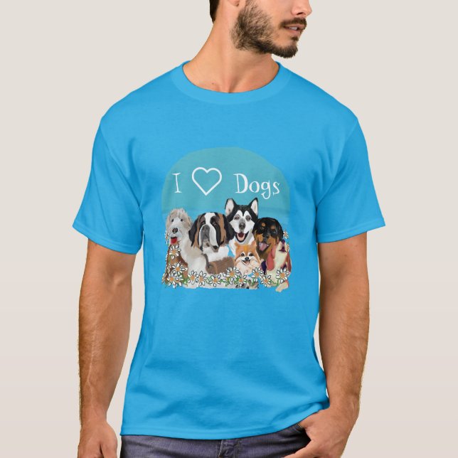 Camiseta Personalizar T-Shirt do Clube de Cachorro de Texto (Frente)