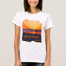 Camiseta Personalizar uma Luz foi apagada