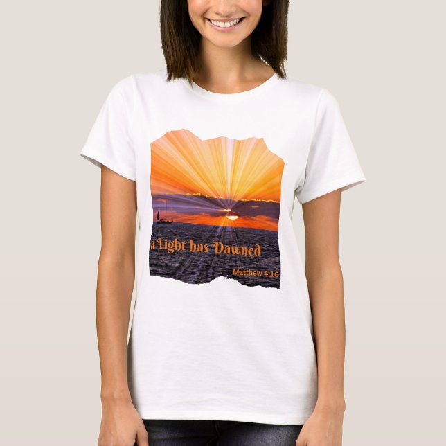 Camiseta Personalizar uma Luz foi apagada (Frente)