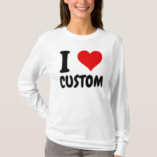 Camiseta Personalizável Adoro T-Shirt Personalizada