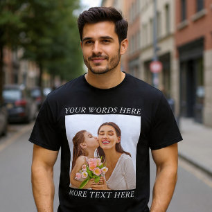 Camiseta Personalizável com Foto e Texto — Seu Des