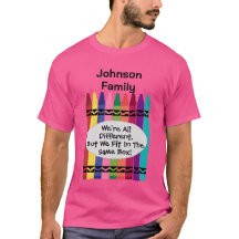 Camiseta Personalizável de Reunião de Família