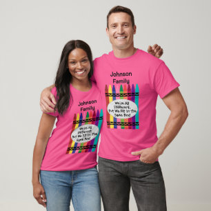Camiseta Personalizável de Reunião de Família