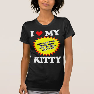 Camiseta PERSONALIZÁVEL Eu Amo Meu Gatinho