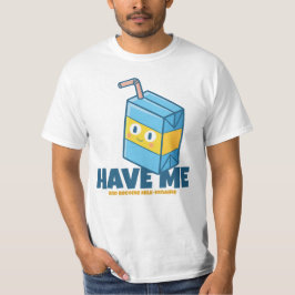 Camiseta Personalizável "Faça-me tornar leite-ionário"