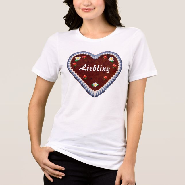 Camiseta (Personalizável) Oktoberfest Heart (Frente)