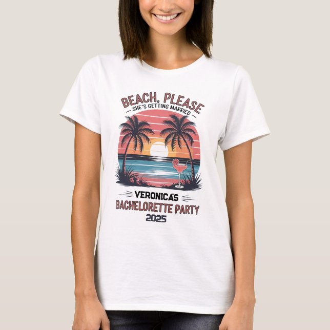 Camiseta Personalizável para Despedida de Solteira (Frente)