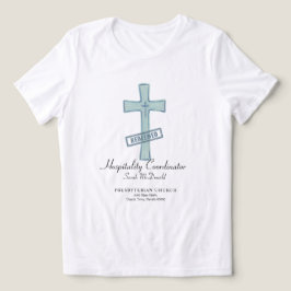 Camiseta personalizável para grupos cristãos