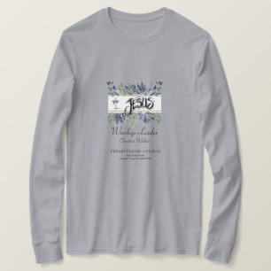 Camiseta personalizável para grupos cristãos