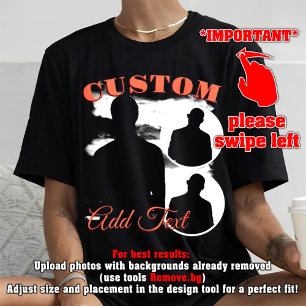 Camiseta PERSONALIZE A SUA Própria Ideia De Bootleg Aqui Su