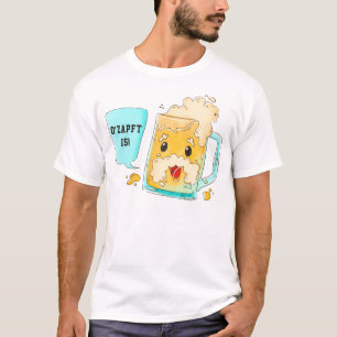 Camiseta Personalize Beer Mug, bigode de espuma