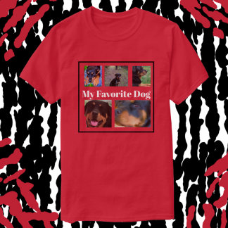 Camiseta Personalize Dogs Create Your Own 5-place  T-Shirt