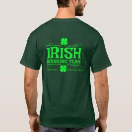 Camiseta Personalize Equipe Irlandesa de Bebidas Dia de São