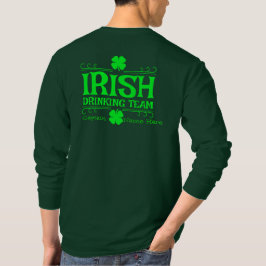 Camiseta Personalize Equipe Irlandesa de Bebidas Dia de São