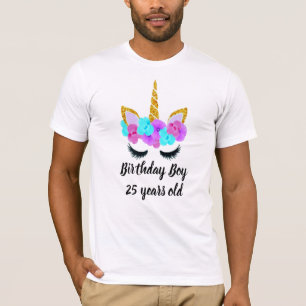 Camiseta Personalize este aniversário customizável do