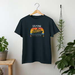 Camiseta Personalize Família de Navio de Cruzeiro Preto par