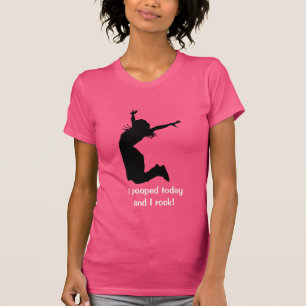 Camiseta Personalize I Pooped hoje com um presente original