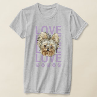 Camiseta Personalize! Love Love Paws Pet Photo