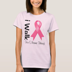 Camiseta Personalize-me andam para a consciência do cancro