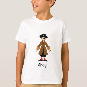 Camiseta Personalize-me -- Pirateie o traje do capitão
