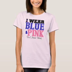Camiseta Personalize-me vestem o cancro da mama masculino