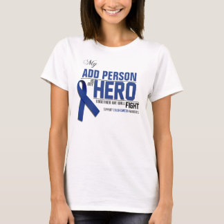 Camiseta Personalize MEU HERÓI:  Cancro do cólon