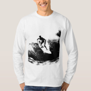 Camiseta Personalize Moderno Elegante Surfista Modelo Moder