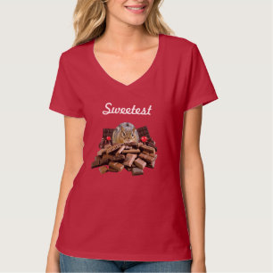 Camiseta Personalize o chipset de chocolate do dia mais doc