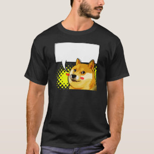 Camiseta Personalize o Doge que Meme adiciona seu próprio