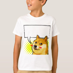 Camiseta Personalize o Doge que Meme adiciona seu próprio