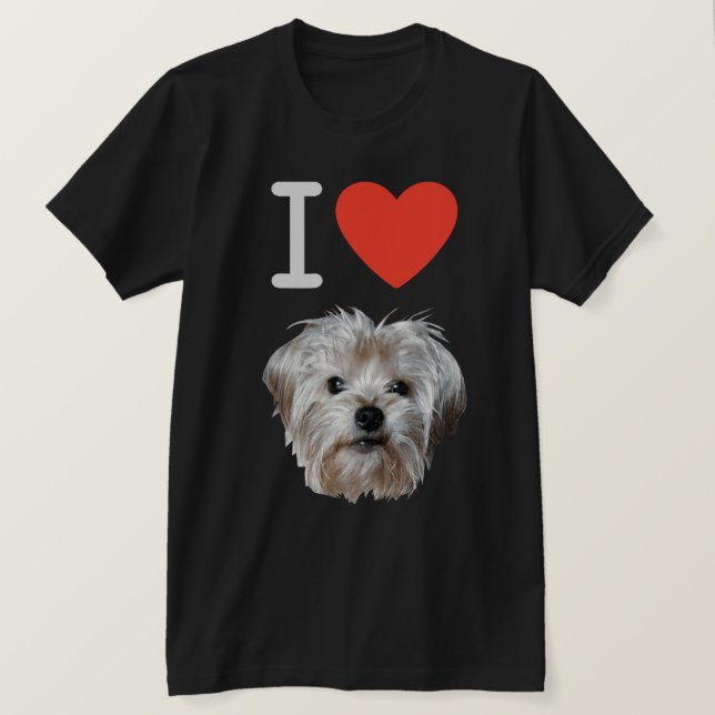 Camiseta Personalize-o! Eu Amo (Frente do Design)