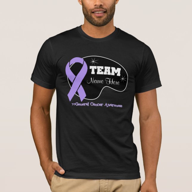 Camiseta Personalize o nome da equipe - cancer (Frente)