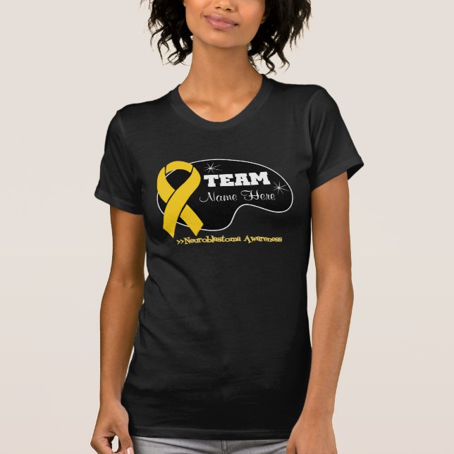 Camiseta Personalize o nome da equipe - Neuroblastoma (Frente)