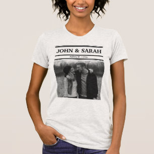 Camiseta Personalize o nome e a foto