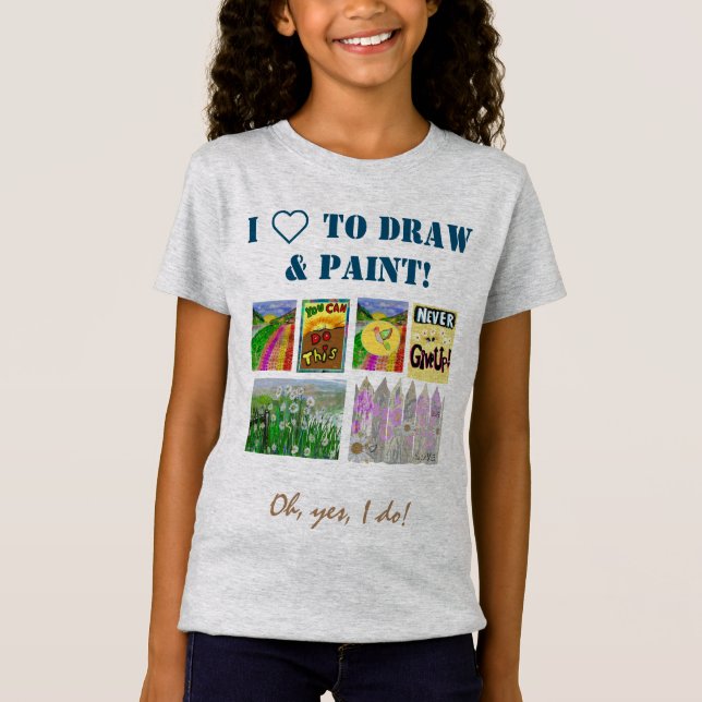 Camiseta Personalize o painel de 5 fotos e o Modelo de text (Frente)