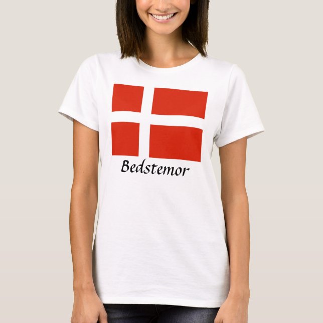 Camiseta Personalize o seu Dannebrog! (Frente)