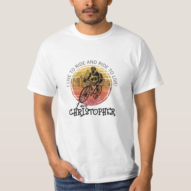 Camiseta Personalize o seu design do CYCLING (Frente)