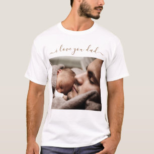 Camiseta Personalize o seu Pai Fotografar Presente de Camis